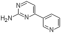 structure of CAS# 66521-66-2, 4-(3-Pyridinyl)-2-aminopyrimidine;4-(3-Pyridinyl)-2-pyrimidinamine