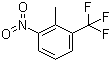 structure of CAS# 6656-49-1, 2-Methyl-3-nitrobenzotrifluoride;2-Nitro-6-(trifluoromethyl)toluene