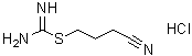 4-Isothioureidobutyronitrile hydrochloride molecular structure (CAS 66592-89-0)