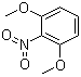 structure of CAS# 6665-97-0, 1,3-Dimethoxy-2-nitrobenzene;2,6-Dimethoxynitrobenzene; 2-Nitroresorcinol dimethyl ether
