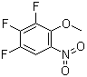 结构式 CAS# 66684-65-9, 1,2,3-三氟-4-甲氧基-5-硝基苯