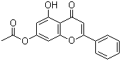structure of CAS# 6674-40-4, 5-Hydroxy-7-acetoxyflavone