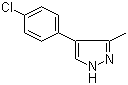 structure of CAS# 667400-41-1, 4-(4-Chlorophenyl)-3-methyl-1H-pyrazole