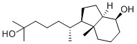 structure of CAS# 66774-84-3, (εR,1R,3aR,4S,7aR)-Octahydro-4-hydroxy-α,α,ε,7a-tetramethyl-1H-indene-1-pentanol;des-A,B-cholestane-8β,25-diol; (1R,3aR,4S,7aR)-1-((R)-6-Hydroxy-6-methylheptan-2-yl)-7a-methyloctahydro-1H-inden-4-ol;Eldecalcitol Intermediate
