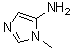 结构式 CAS# 66787-75-5, 1-甲基-1H-咪唑-5-胺