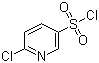 structure of CAS# 6684-39-5, 2-Chloropyridine-5-sulfonyl chloride;6-Chloropyridine-3-sulfonyl chloride