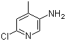 structure of CAS# 66909-38-4, 6-Chloro-4-methylpyridin-3-amine;5-Amino-2-chloro-4-picoline; 3-Amino-6-chloro-4-picoline