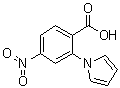 4-Nitro-2-(1H-pyrrol-1-yl)benzoic acid molecular structure (CAS 66940-03-2)