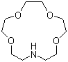 structure of CAS# 66943-05-3, Aza-15-crown-5;1,4,7,10-Tetraoxa-13-azacyclopentadecane
