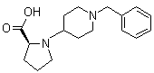 structure of CAS# 669713-67-1, 1-[1-(Phenylmethyl)-4-piperidinyl]-L-proline