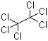 Hexachloroethane molecular structure (CAS 67-72-1)