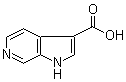 structure of CAS# 67058-74-6, 1H-Pyrrolo[2,3-c]pyridine-3-carboxylic acid