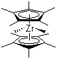 structure of CAS# 67108-80-9, Bis(pentamethylcyclopentadienyl)dimethylzirconium;Dimethylbis(pentamethylcyclopentadienyl)zirconium