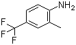 structure of CAS# 67169-22-6, 4-Amino-3-methylbenzotrifluoride;2-Methyl-4-(trifluoromethyl)aniline