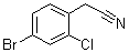 4-Bromo-2-chlorobenzeneacetonitrile molecular structure (CAS 67197-54-0)