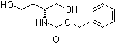 structure of CAS# 672309-94-3, (R)-2-Cbz-aminobutane-1,4-diol;(R)-(3-Hydroxy-1-hydroxymethylpropyl)carbamic acid benzyl ester