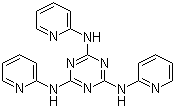 结构式 CAS# 67297-95-4, N,N',N''-三-2-吡啶基-1,3,5-三嗪-2,4,6-三胺