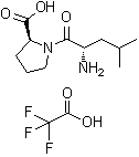 1-L-Leucyl-L-proline mono(trifluoroacetate) molecular structure (CAS 67320-92-7)