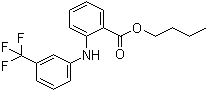 结构式 CAS# 67330-25-0, 氟芬那酸丁酯