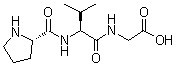 L-Prolyl-L-valylglycine molecular structure (CAS 67341-70-2)
