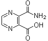 3-氨基甲酰基吡嗪-2-羧酸分子结构 (CAS 67367-37-7)