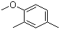 structure of CAS# 6738-23-4, 2,4-Dimethylanisole