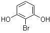 结构式 CAS# 6751-75-3, 2-溴-1,3-苯二酚