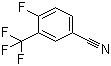 structure of CAS# 67515-59-7, 4-Fluoro-3-(trifluoromethyl)benzonitrile