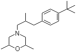 structure of CAS# 67564-91-4, Fenpropimorph;cis-4-[3-(4-tert-Butylphenyl)-2-methylpropyl]-2,6-dimethylmorpholine