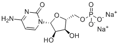 胞苷 5'-磷酸二钠盐分子结构 (CAS 6757-06-8)