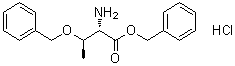 structure of CAS# 67580-86-3, O-(Phenylmethyl)-L-threonine phenylmethyl ester hydrochloride
