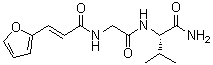 N-[3-(2-Furanyl)-1-oxo-2-propenyl]glycyl-L-valinamide molecular structure (CAS 67607-49-2)