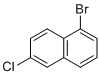 structure of CAS# 676266-14-1, 1-Bromo-6-chloronaphthalene