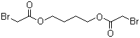 Bromoacetic acid 1,4-butanediyl ester molecular structure (CAS 67638-54-4)