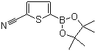 5-氰基噻吩-2-硼酸频哪醇酯分子结构 (CAS 676501-85-2)