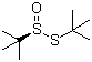 structure of CAS# 67734-35-4, (R)-tert-Butanethiosulfinate;(R)-(+)-tert-Butyl tert-butanethiosulfinate