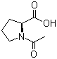 N-Acetyl-L-proline molecular structure (CAS 68-95-1)