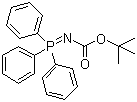 structure of CAS# 68014-21-1, N-Boc-imino(triphenyl)phosphorane