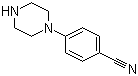 4-哌嗪基苯甲腈分子结构 (CAS 68104-63-2)