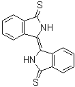 structure of CAS# 6813-37-2, delta1,1'-Biisoindoline-3,3'-dithione;3-(2,3-Dihydro-3-thioxo-1H-isoindol-1-ylidene)-2,3-dihydro-1H-isoindole-1-thione; NSC 509268