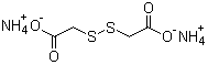 2,2'-Dithiobisacetic acid diammonium salt molecular structure (CAS 68223-93-8)