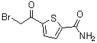 5-(2-溴乙酰基)-2-噻吩甲酰胺分子结构 (CAS 68257-90-9)