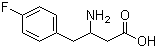 3-氨基-4-(4-氟苯基)丁酸分子结构 (CAS 682804-76-8)