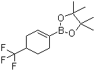 结构式 CAS# 683242-93-5, 4-(三氟甲基)-1-环己烯-1-硼酸频哪醇酯