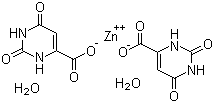 structure of CAS# 68399-76-8, Orotic acid zinc salt dihydrate