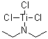 structure of CAS# 684-55-9, Trichloro(diethylamino)titanium;Diethylamidotitanium trichloride; Diethylamidotitanium(IV) chloride