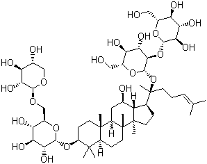 structure of CAS# 68406-26-8, Ginsenoside Rb3