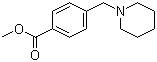 structure of CAS# 68453-37-2, Methyl 4-(1-piperidinylmethyl)benzoate