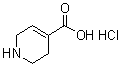 structure of CAS# 68547-97-7, 1,2,3,6-Tetrahydro-4-pyridinecarboxylic acid hydrochloride;Isoguvacine hydrochloride