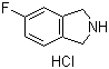 structure of CAS# 685565-15-5, 5-Fluoroisoindoline hydrochloride;5-Fluoro-2,3-dihydro-1H-isoindole hydrochloride
